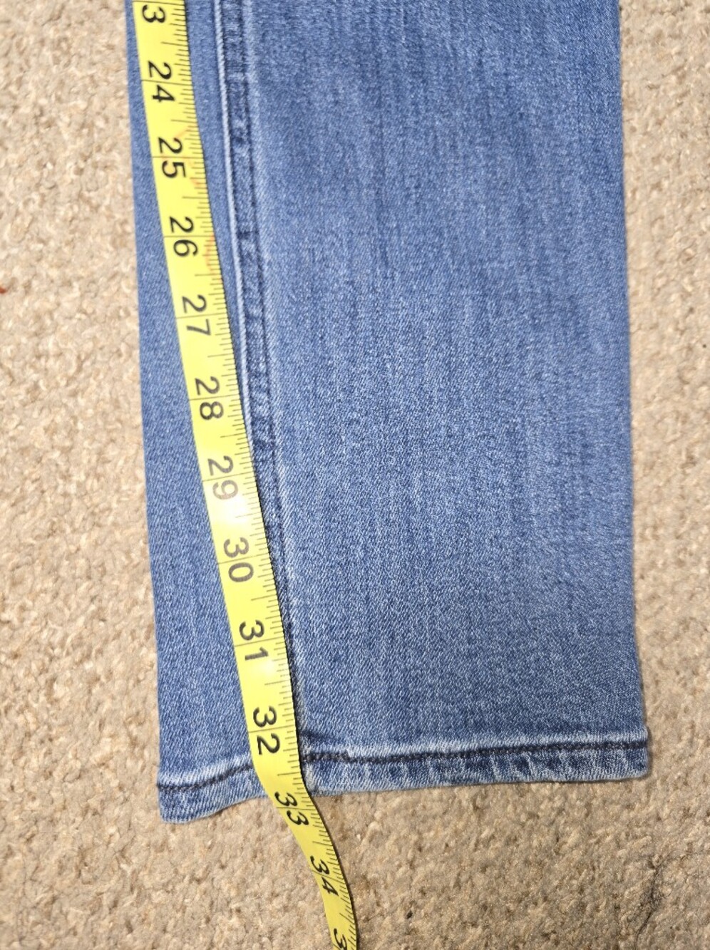 Old Navy Light Blue High Rise Straight Women’s Jeans Size 6 Tall - Picture 5 of 5